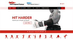 Desktop Screenshot of handspeedtrainer.com